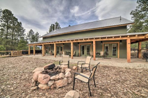 Family Home with Fire Pit about 1 Mile to Slopes! Angel Fire